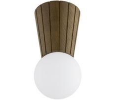 Argon 8974 - Vonios kambario lubų šviestuvas VOLANTE 1xG9/6W/230V IP44 skersmuo 12 cm ruda