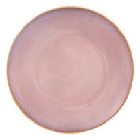 Rožinės spalvos iš keramikos lėkštė ø 27 cm Glaze – Orion