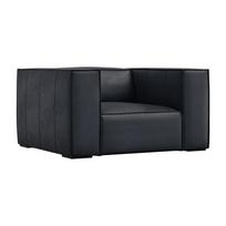 Iš odos krėslas tamsiai mėlynos spalvos Madame – Windsor & Co Sofas