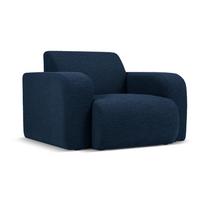 Krėslas tamsiai mėlynos spalvos iš boucle Molino – Micadoni Home
