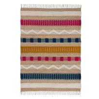 Rankų darbo natūralios spalvos iš vilnos mišinio kilimas 200x290 cm Medina – Flair Rugs