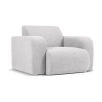 Krėslas šviesiai pilkos spalvos iš boucle Molino – Micadoni Home