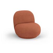 Iš boucle krėslas raudonos plytų spalvos Chuck – Micadoni Home
