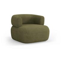 Iš boucle krėslas žalios spalvos Jenny – Micadoni Home