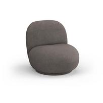 Iš boucle krėslas pilkos spalvos Chuck – Micadoni Home