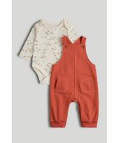MOTHERCARE smėlinukas ilgomis rankovėmis ir kombinezonas, AW42601 cm