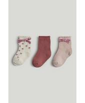 MOTHERCARE kojinės 3 vnt., AX19001 NEWBORN
