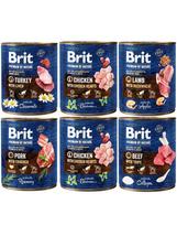 BRIT Premium by Nature Mix skoniai 6x800 g natūralus šunų maistas