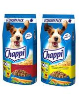 CHAPPI Mix skoniai 2x9kg - paukštiena ir daržovės su jautiena ir paukštiena su daržovėmis sausas šunų ėdalas