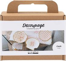 Creative Toys Creativ - Mini Craft Kit Decoupage, Mussel shells, soft rose, 1 pack - ()