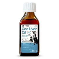 Lab-v menkių kepenų aliejus - 100% menkių kepenų aliejus šunims ir katėms 100 ml
