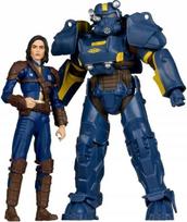 Mcfarlane Toys Fallout 4 Statue 2-Pack T-60 Vault Tec & Sole Survivor 18 cm / Fallout 4 T-60 Vault Tec & Sole Survivor 2-Pack Figurki 18 cm