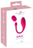 beau coeur beau coeur KORAL RC Vibrating Pelvic Floor Trainer 20 cm Silicone Pink