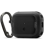 Matinis juodas dėklas Apple Airpods Pro 3 ausinėms "Spigen Core Armor"