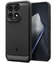 Matinis juodas dėklas Xiaomi 15T telefonui "Spigen Rugged Armor"