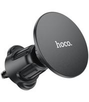 Juodas automobilinis telefono laikiklis į groteles "Hoco H12"