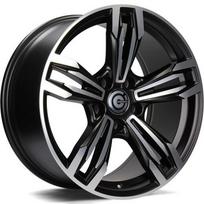 Ratlankis CARBONADO R18x8 5x120 ET 20 CB 72 (Matt Black Front Polished) (690 kg)