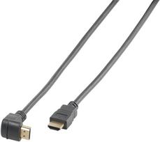 Vivanco cable HDMI - HDMI 1.5m angled, KAPVVVVVVHDMI30M1M90K