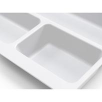 Plastikinis įrankių dėklas 60cm spintelei Baltas L430xW530mm
