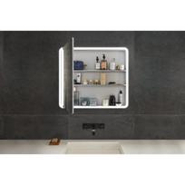 Veidrodis-spintelė MIA 1 su LED apšvietimu 600x700 mm, 5700K