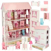 Medinis lėlių namas KX3488 Pink