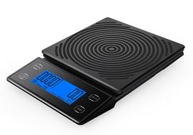 Virtuvinės svarstyklės TeamBa įkraunamos kavos svarstyklės su laikmačiu 0.1 g – 5 kg