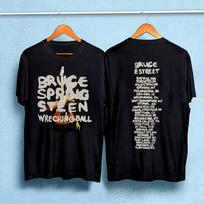 Vintažiniai Bruce'o Springsteeno Wrecking Ball turo marškinėliai Dydis S-4XL Aukščiausios klasės prabanga Tinka tiek vyrams, tiek moterims Viršus Y2k S