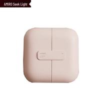 AMIRO profesionalus apšviečiamas makiažo veidrodis, Kinijos kištukas (adapteris įtrauktas) Dusty Rose