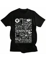 Rapper Eminems Slim Shady T-Shirts Fashion Vintage Graphic T Shirt Men Women Gothic Tee Shirt Oversized Hip Hop Streetwear Unisex S juoda