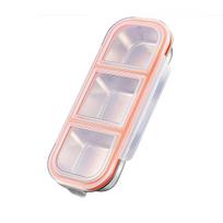 3 skyrių nerūdijančio plieno užkandžių indelis maistui su sandariu dangteliu 3 Compartment