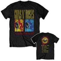 Guns N Roses T Shirt Use Your Illusion World Tour New Black High-end Luxury Is for Both Men and Women Top Y2k 4XL