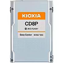 Kioxia SSD Data Center Read Intensive KIOXIA CD8P-R 7.68TB PCIe Gen5 Single-port (128GT/s) NVMe 2.0, BiCS Flash TLC, 2.5" 15mm U.2, Read/Write: 12000/5500MBps, IOPS 2000K/200K, DWPD 1 KCD8XPUG7T68