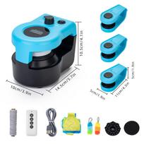 Smart Cat Toys for Indoor Cats Interactive Cat Toy Wheel Exerciser New Cat Treadmill for Adjustable Speed Simulated Hunting Toy mėlyna
