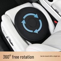 360° besisukanti automobilio sėdynės pagalvėlė visoms sezonams - Ideali pagyvenusiems ir nėščioms moterims Classic Black