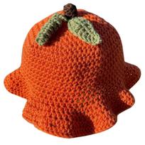 Handmade Knit Bucket Hat for Woman Teenagers Floppy Pumpkin Fisherman Hat Wide Brim Winter Autumn Travel Hat 5