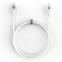 Evelatus Evelatus USB C - Lightning kabelis 1.2M 60W (MFI09) aliuminio korpusas su pynimu, baltas