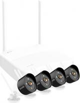 Tenda K4W-3TC vaizdo stebėjimo rinkinys Kamera 2K 3MP, Wi-Fi, IP66, Android, iOS, spalvota naktinė vizija soun
