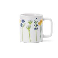 Baltos spalvos keraminis vaikiškas puodelis 300 ml Meadow Flowers – LEGO®