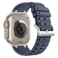 FORCELL F-DESIGN FA06 silikono apyrankė APPLE Watch 42 / 44 / 45 / 49 mm mėlyna