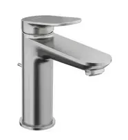 Duravit Wave – praustuvo maišytuvas su išleidimo komplektu, šlifuotas nerūdijantis plienas WA1020001070