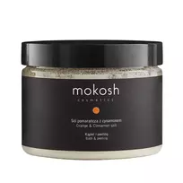 MOKOSH_Oranžinė ir cinamono druska Vonios ir šveitimo druska Vonios druska "Orange & Cinnamon" 600g