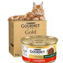 GOURMET GOLD Succulent Delights – su jautiena, 85 g*12vnt