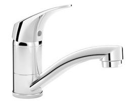 Plautuvės maišytuvas TALAS sukiojamu snapu 143 mm, chromas