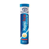 Vital Power magnis su vitaminu B6, 20 šnypščiančių tablečių