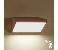 Brilagi-LED lauko sieninis šviestuvas su jutikliu TRIANGLE LED/20W/230V rudos spalvos IP65