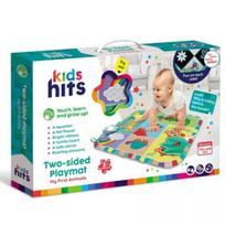 Kids Hits: Mano pirmieji gyvūnai dvipusis žaidimų kilimėlis