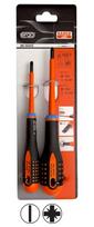 Izoliuotų atsuktuvų rinkinys ERGO™ Combi 2 vnt - SL5/PZ1; SL6/PZ2 - 1000V VDE