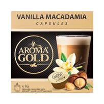 Kavos kapsulės Aroma Gold Vanilla Macadamia, 256g