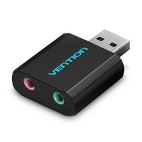 Vention USB Išorinė Garso Kortelė Juodo Metalo Tipas