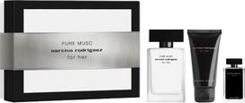 Narciso Rodriguez - Gift Set - Pure Musc EdP 50 ml + Body Lotion 50 ml + For Her EdT 7, 5 ml